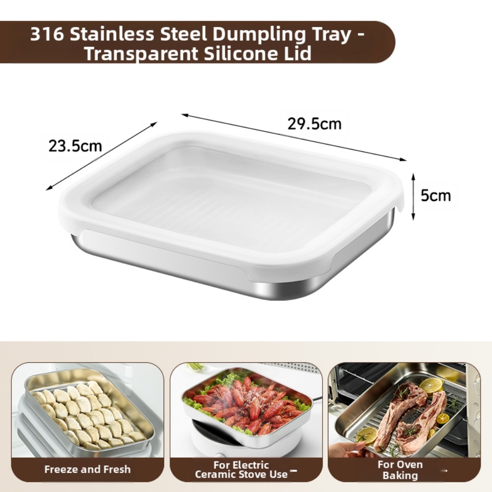 Stainless Steel Food Storage C - огляд і ціна Food Storage Box Stainless Steel
