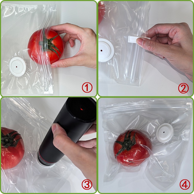New Reusable Air Vacuum Storag - огляд і ціна Food Storage No Plastic