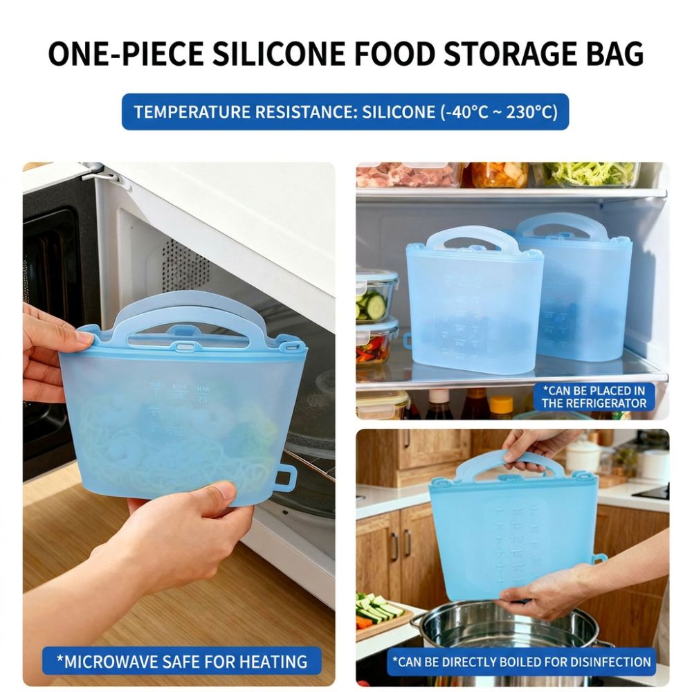 1500ml Food Storage Bags Reusa - огляд і ціна Food Storage Ziploc