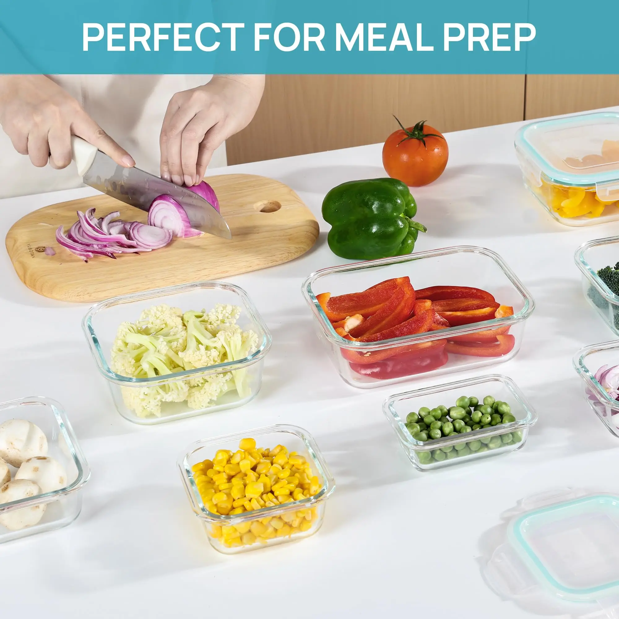 Glass Lunch Box Food Storage C - огляд і ціна Food Storage Glass Containers
