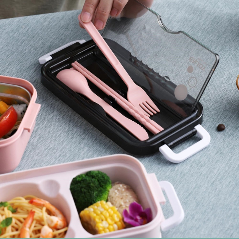 1pack Lunch Box Double-layer P - огляд і ціна Food Storage With Compartments