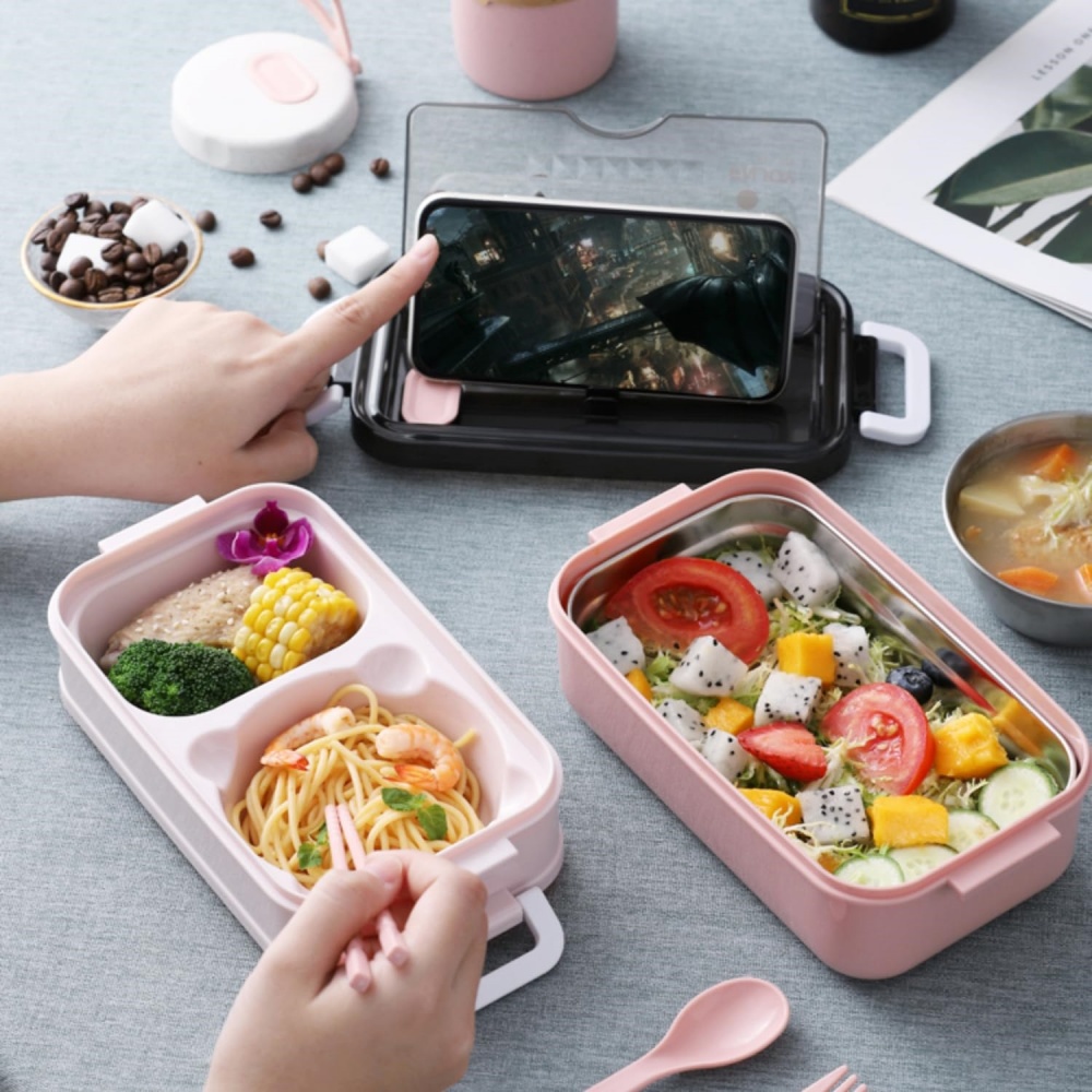 1pack Lunch Box Double-layer P - огляд і ціна Food Storage With Compartments
