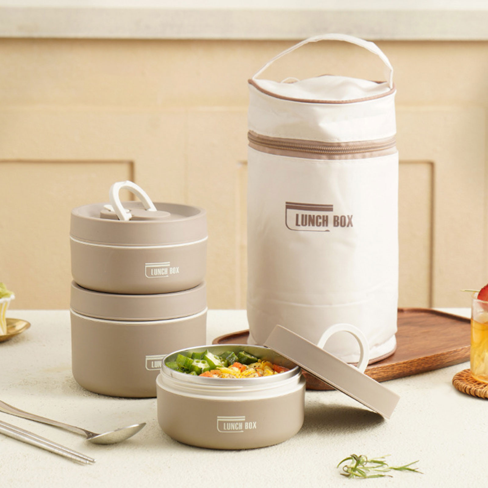 Thermal Lunch Box Stainless St - огляд і ціна Food Storage Box Stainless Steel