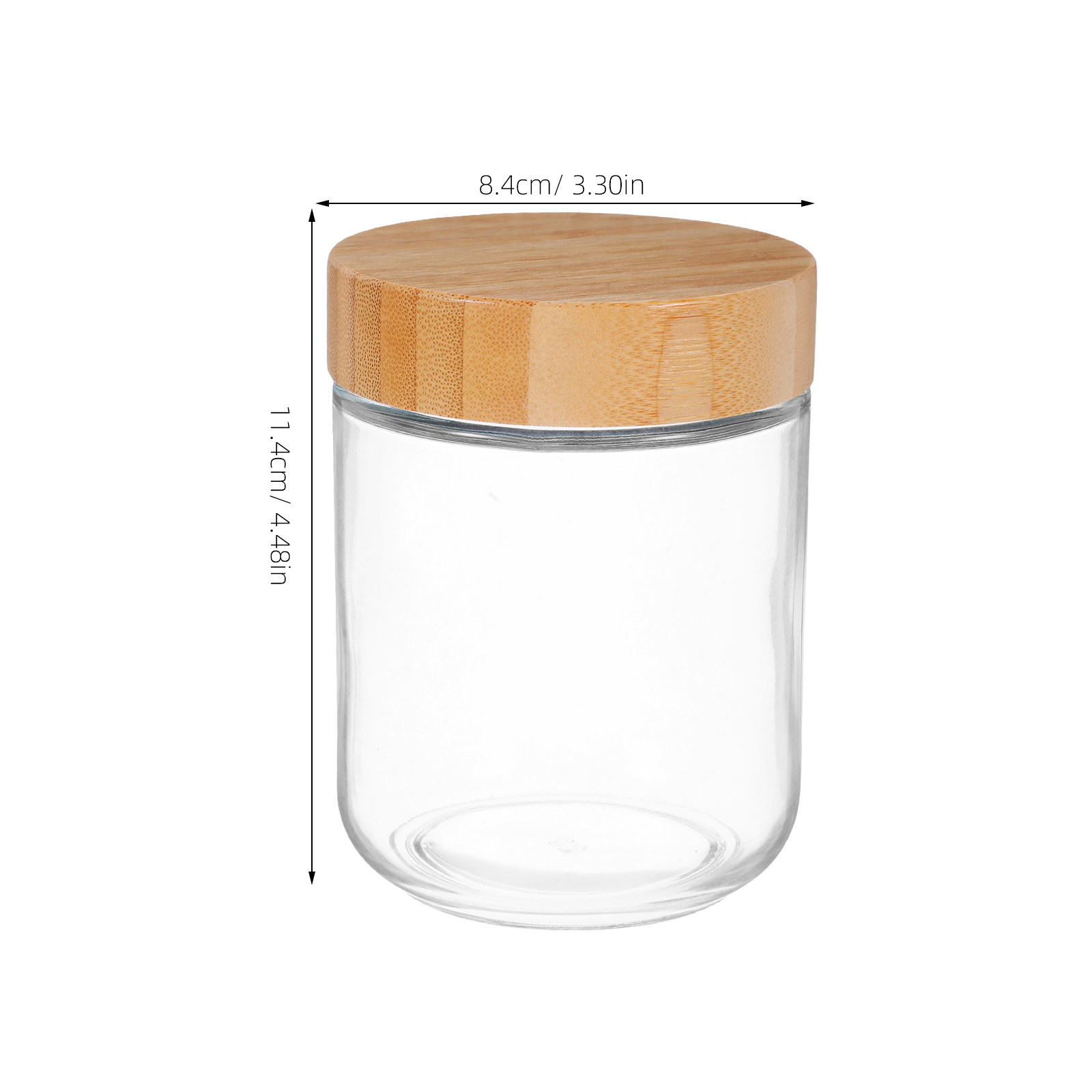 4Pcs Glass Kitchen Storage Jar - огляд і ціна Food Storage Glass Containers