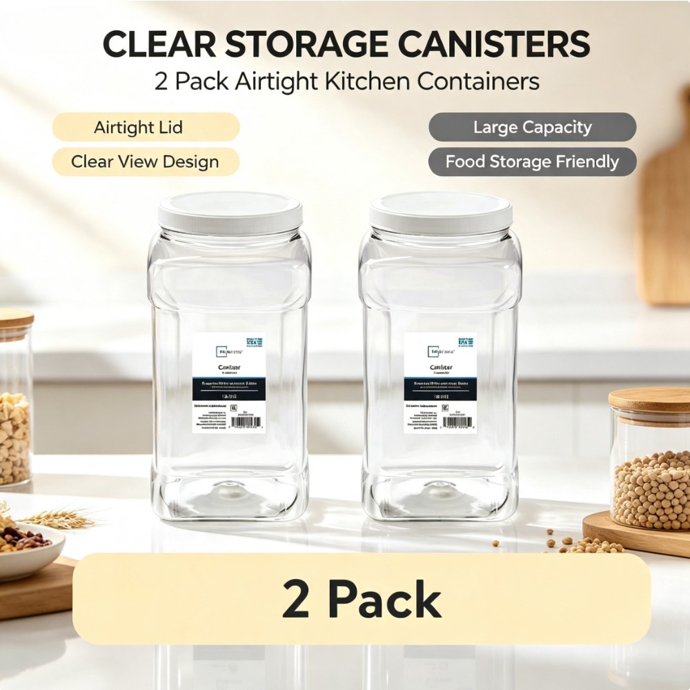 (2 Pack) Mainstays Clear Plast - огляд і ціна Food Storage Quart Containers