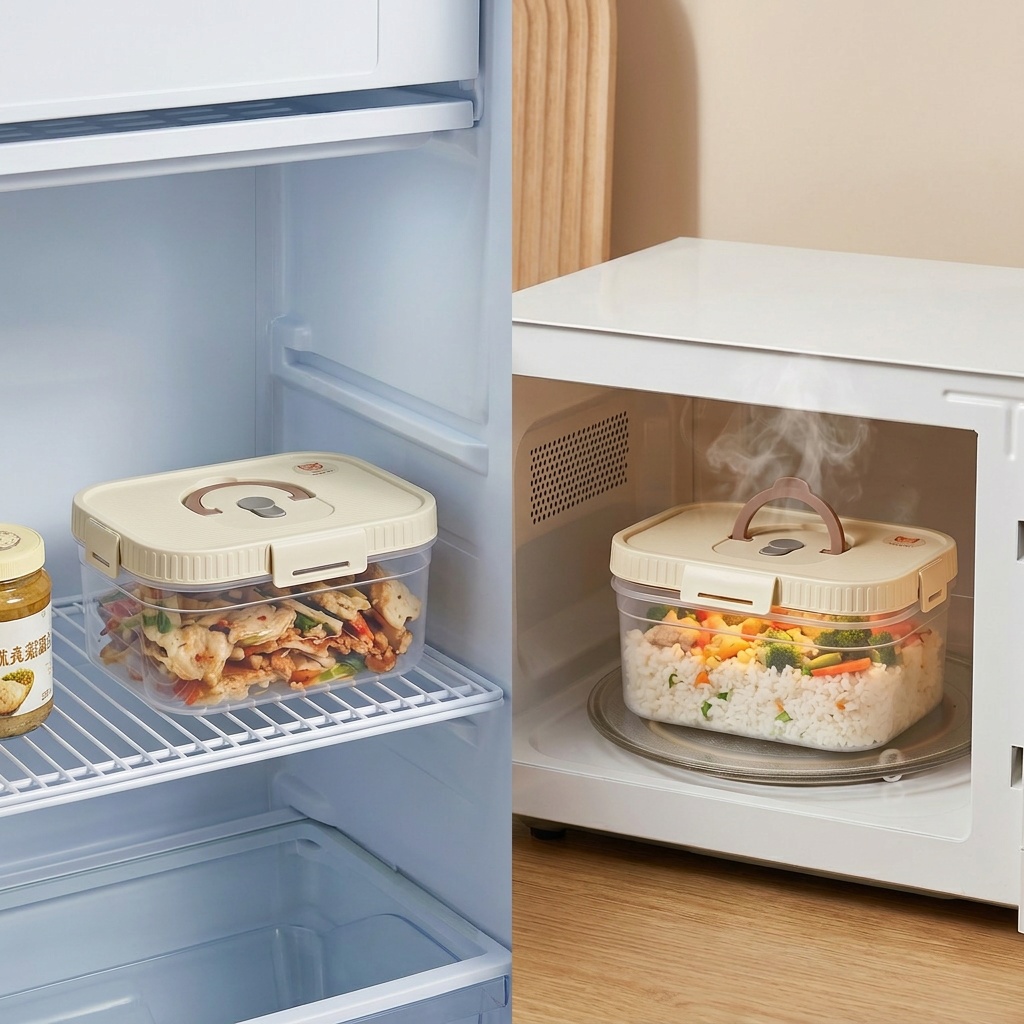 Clear Plastic Food Storage Box - огляд і ціна Food Storage Microwave Safe